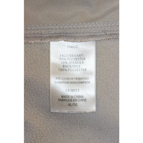 AVIA Spring/Fall Fleece-Lined Hooded Jacket in Light Grey (XL) - Picture 7 of 9